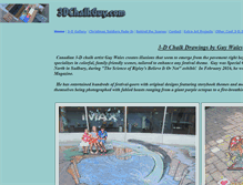 Tablet Screenshot of 3dchalkguy.com